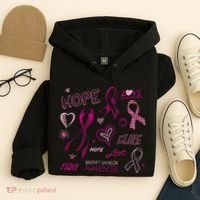 Fight Breast Cancer Awareness Ribbon Hoodie thumb 4