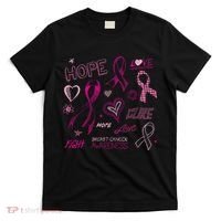 Fight Breast Cancer Awareness Ribbon T-Shirt thumb 0