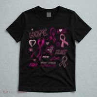 Fight Breast Cancer Awareness Ribbon T-Shirt thumb 5
