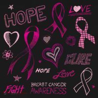 Fight Breast Cancer Awareness Ribbon Coaster thumb 2