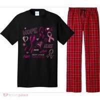 Fight Breast Cancer Awareness Ribbon Pajama Set thumb 0