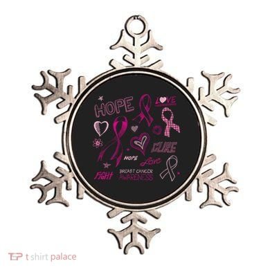 Fight Breast Cancer Awareness Ribbon Ornament