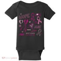 Fight Breast Cancer Awareness Ribbon Baby Bodysuit thumb 0