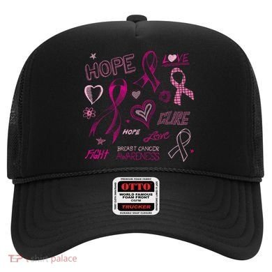 Fight Breast Cancer Awareness Ribbon Hat