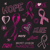 Fight Breast Cancer Awareness Ribbon Hat thumb 2