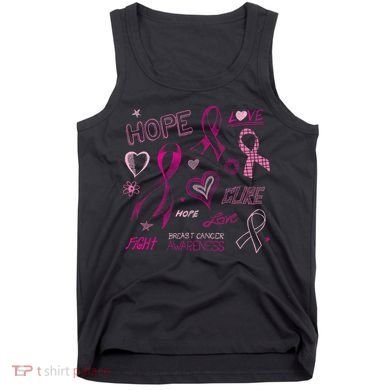 Fight Breast Cancer Awareness Ribbon Tank Top