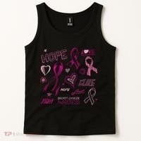 Fight Breast Cancer Awareness Ribbon Tank Top thumb 2