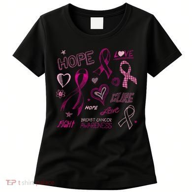 Fight Breast Cancer Awareness Ribbon Women's T-Shirt