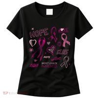 Fight Breast Cancer Awareness Ribbon Women's T-Shirt thumb 0