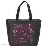 Fight Breast Cancer Awareness Ribbon Tote Bag thumb 0