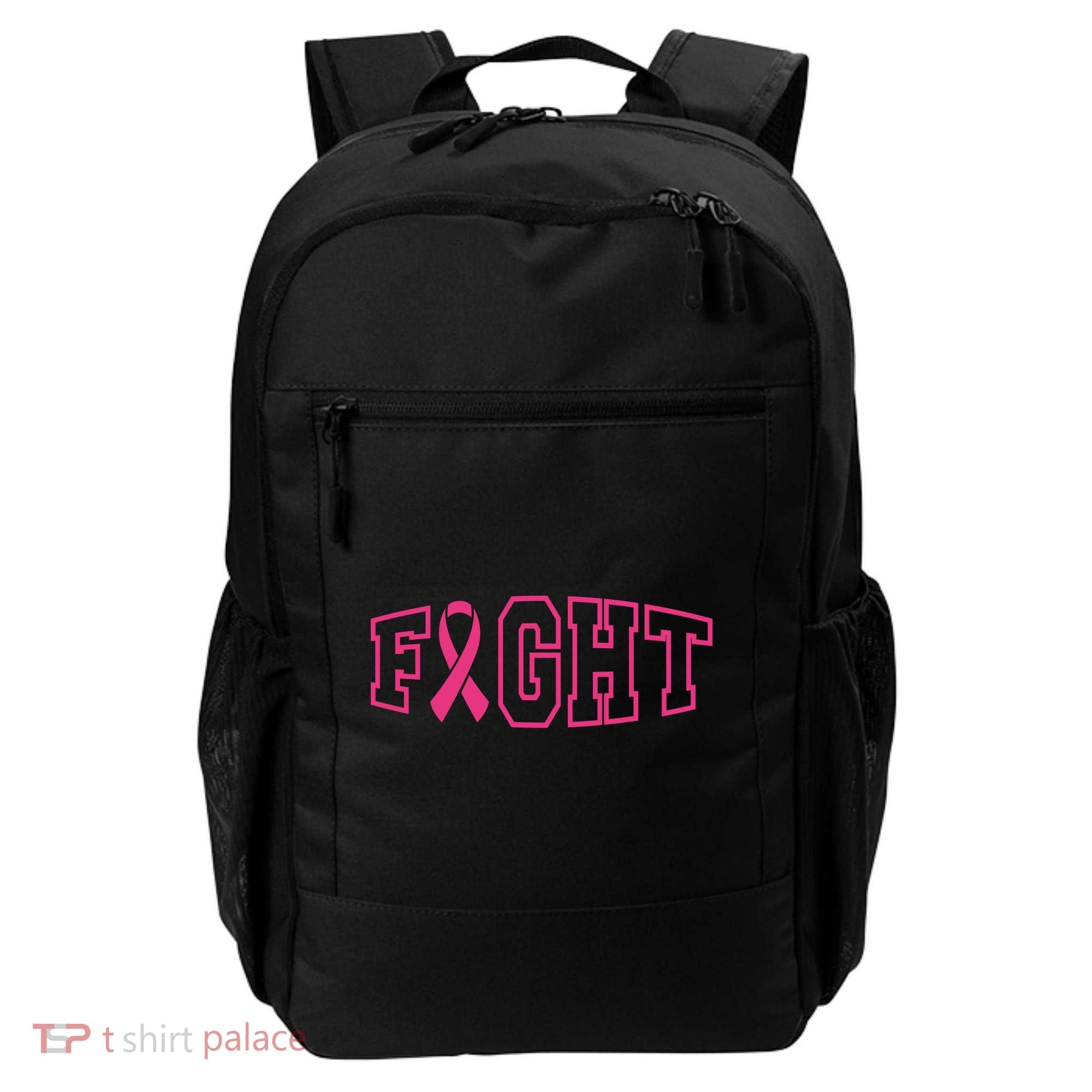 Fight Breast Cancer Logo Backpack