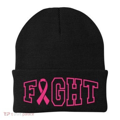 Fight Breast Cancer Logo Beanie