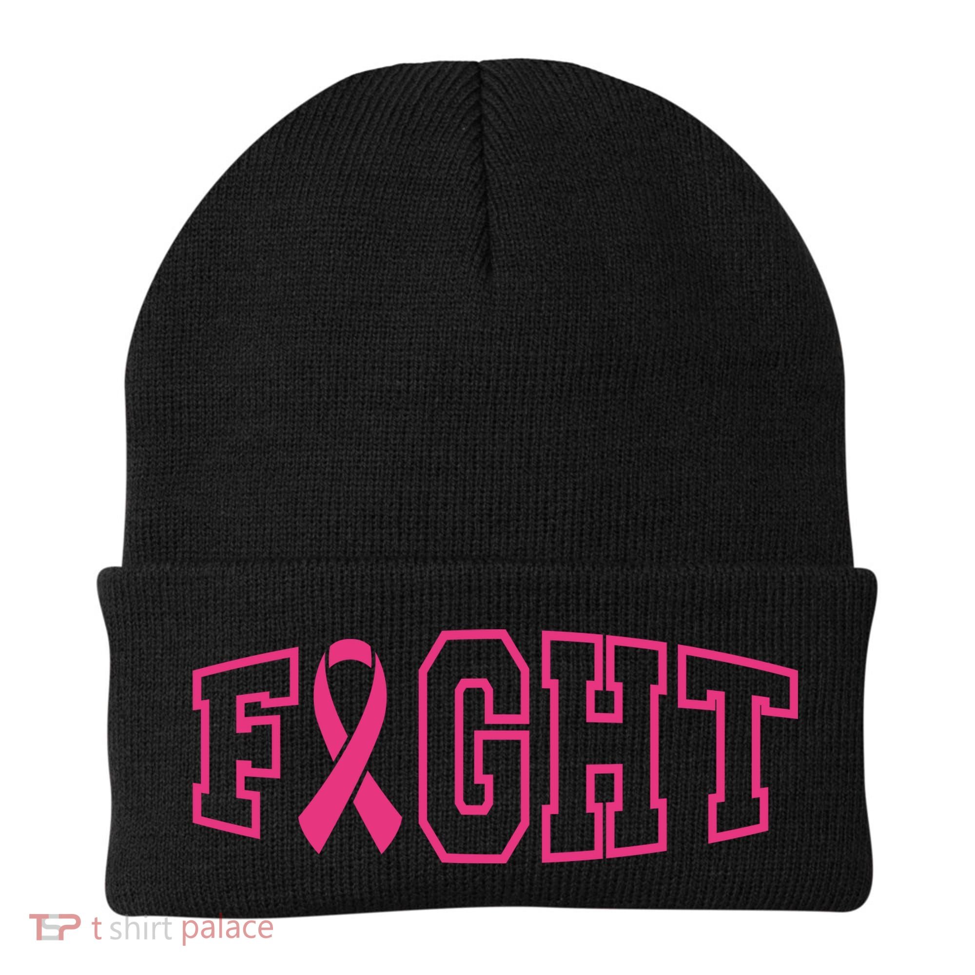 Fight Breast Cancer Logo Beanie
