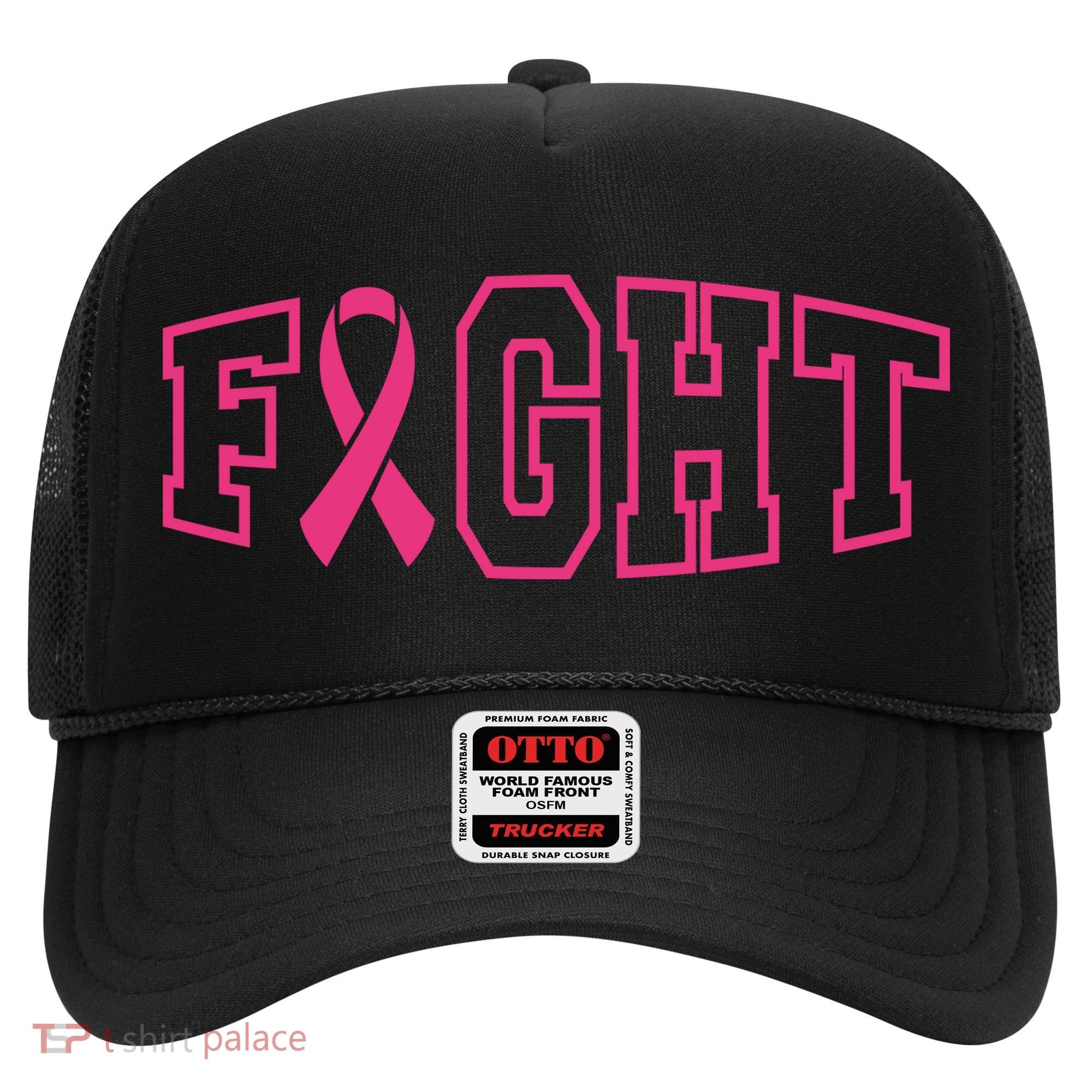 Fight Breast Cancer Logo Hat