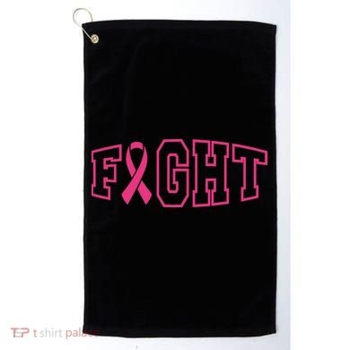 Fight Breast Cancer Logo Golf Towel