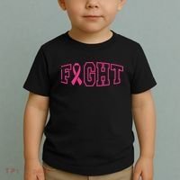 Fight Breast Cancer Logo Toddler T-Shirt thumb 2
