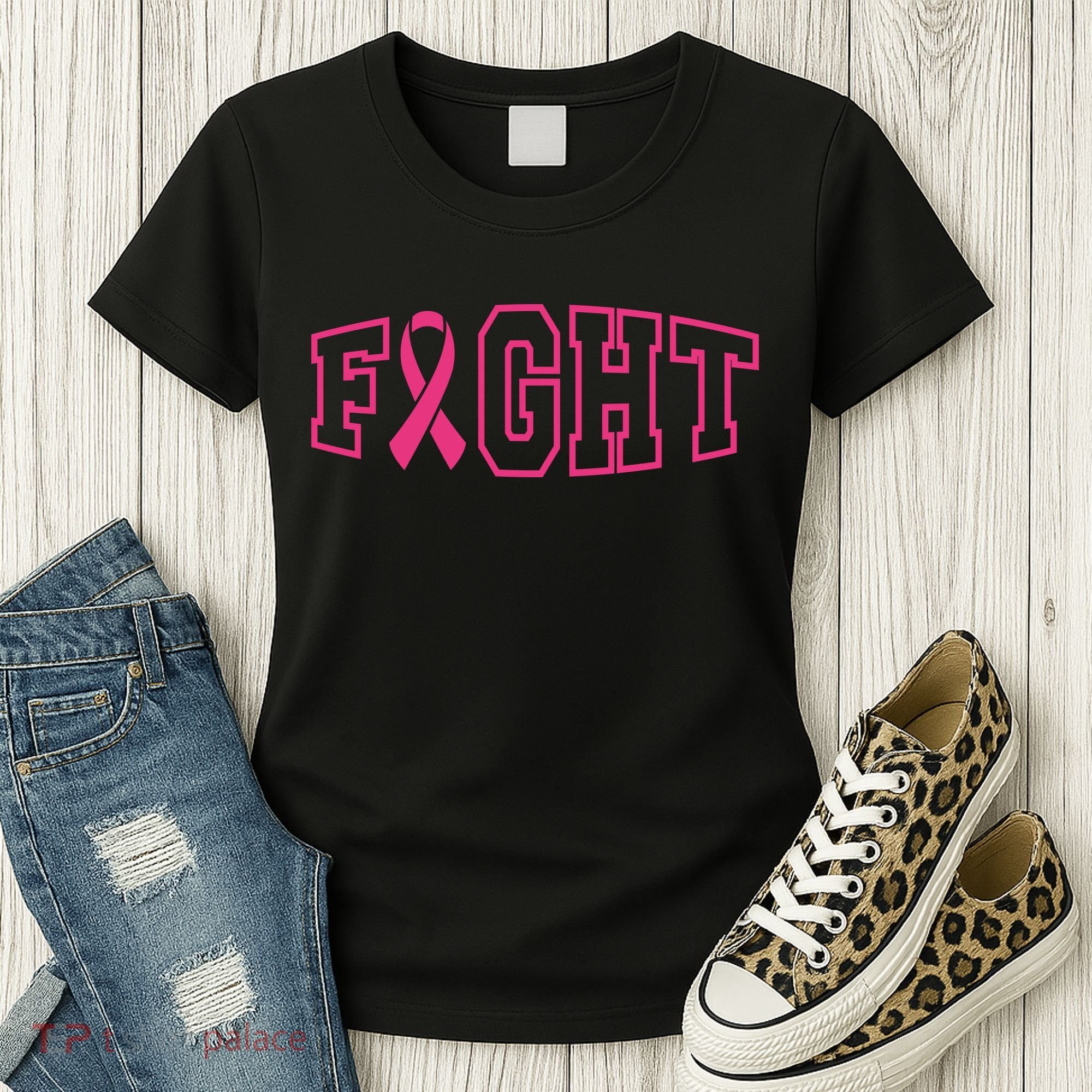 Fight Breast Cancer Logo Women's T-Shirt