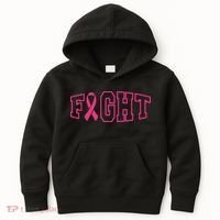 Fight Breast Cancer Logo Kids Hoodie thumb 0