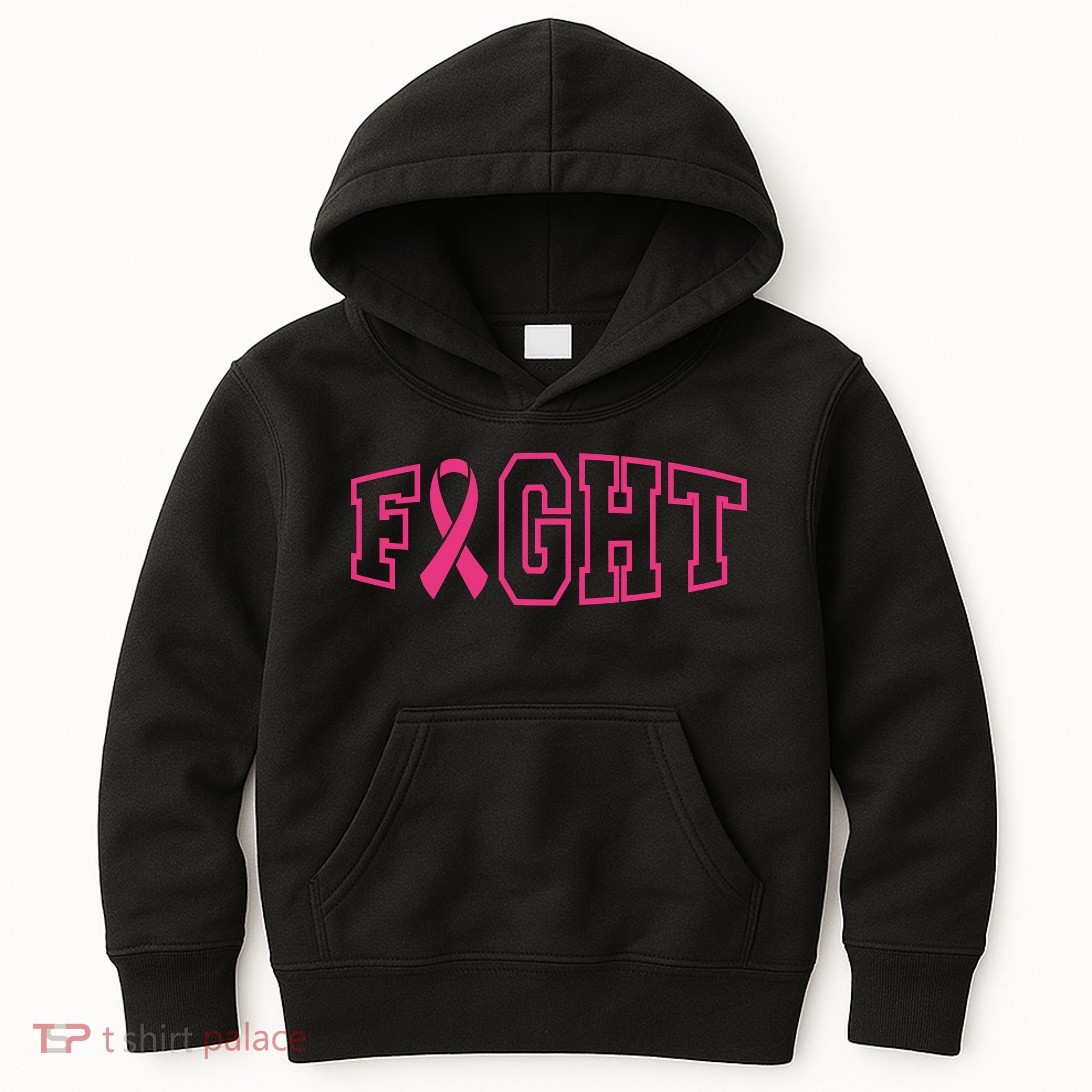 Fight Breast Cancer Logo Kids Hoodie