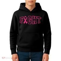 Fight Breast Cancer Logo Kids Hoodie thumb 4