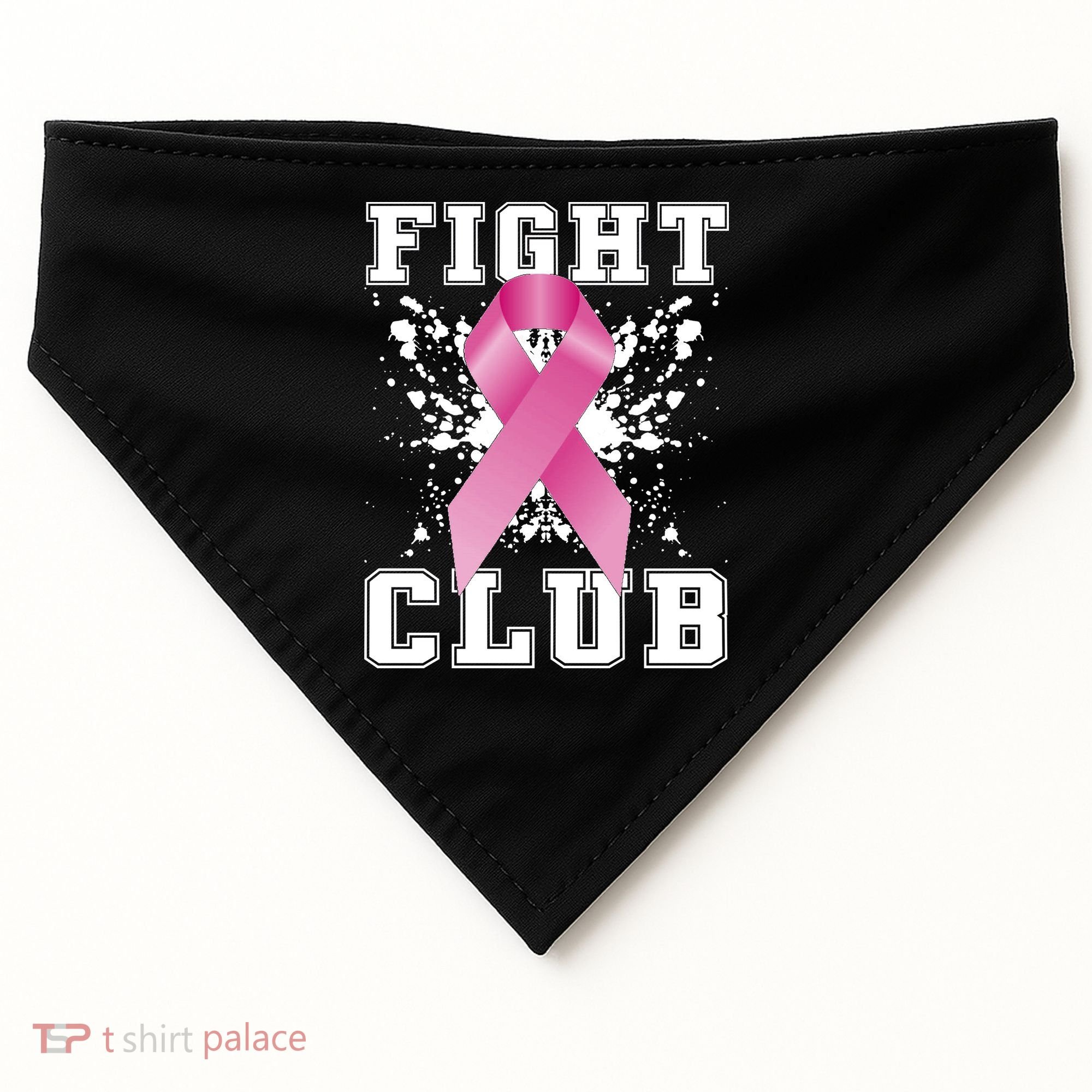 Fight Club Breast Cancer USA-Made Doggie Bandana