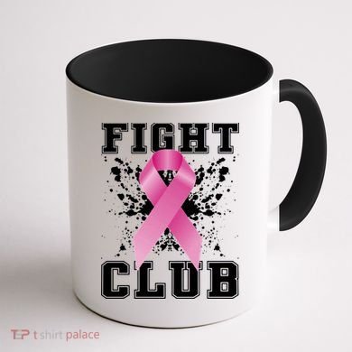 Fight Club Breast Cancer Coffee Mug back