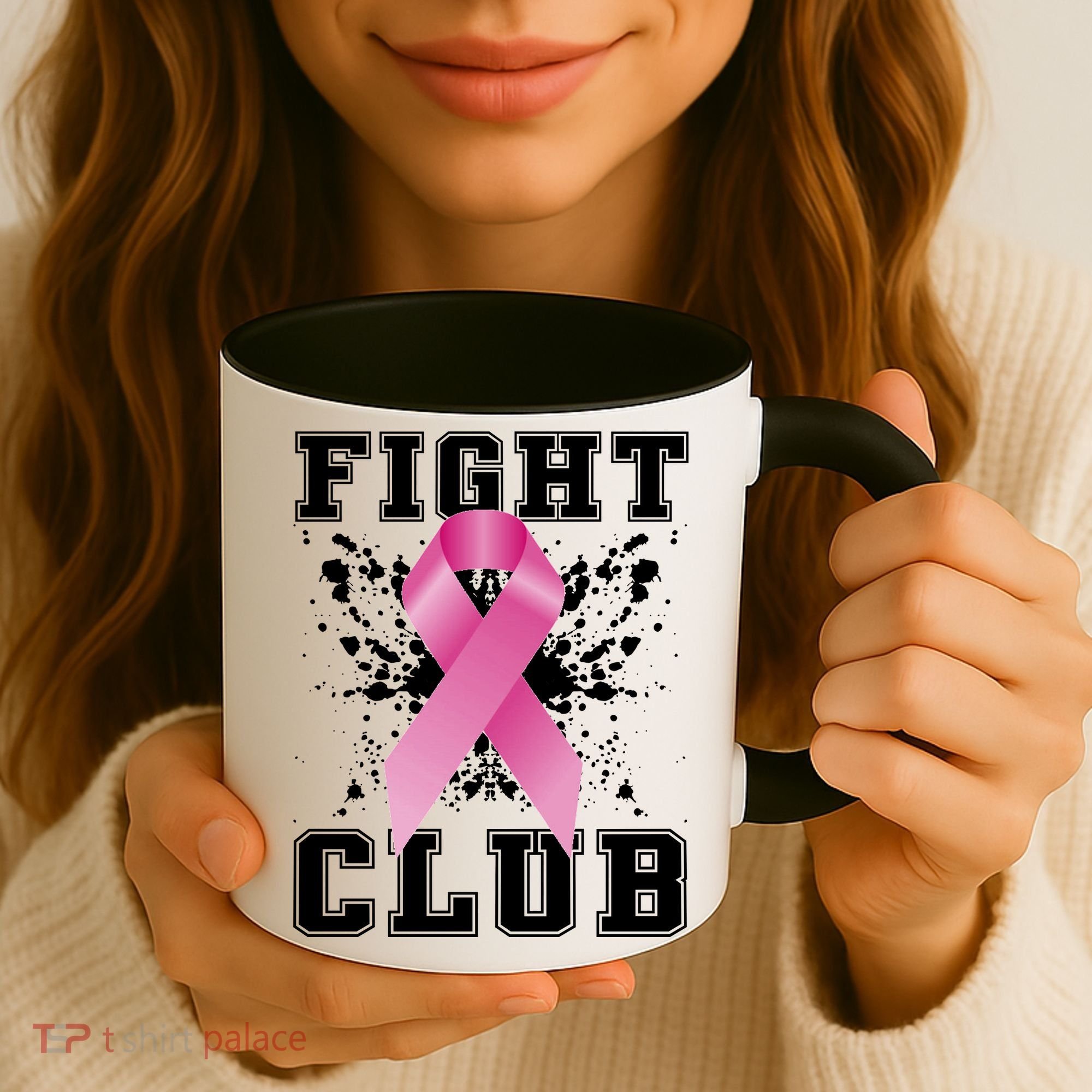 Fight Club Breast Cancer Coffee Mug