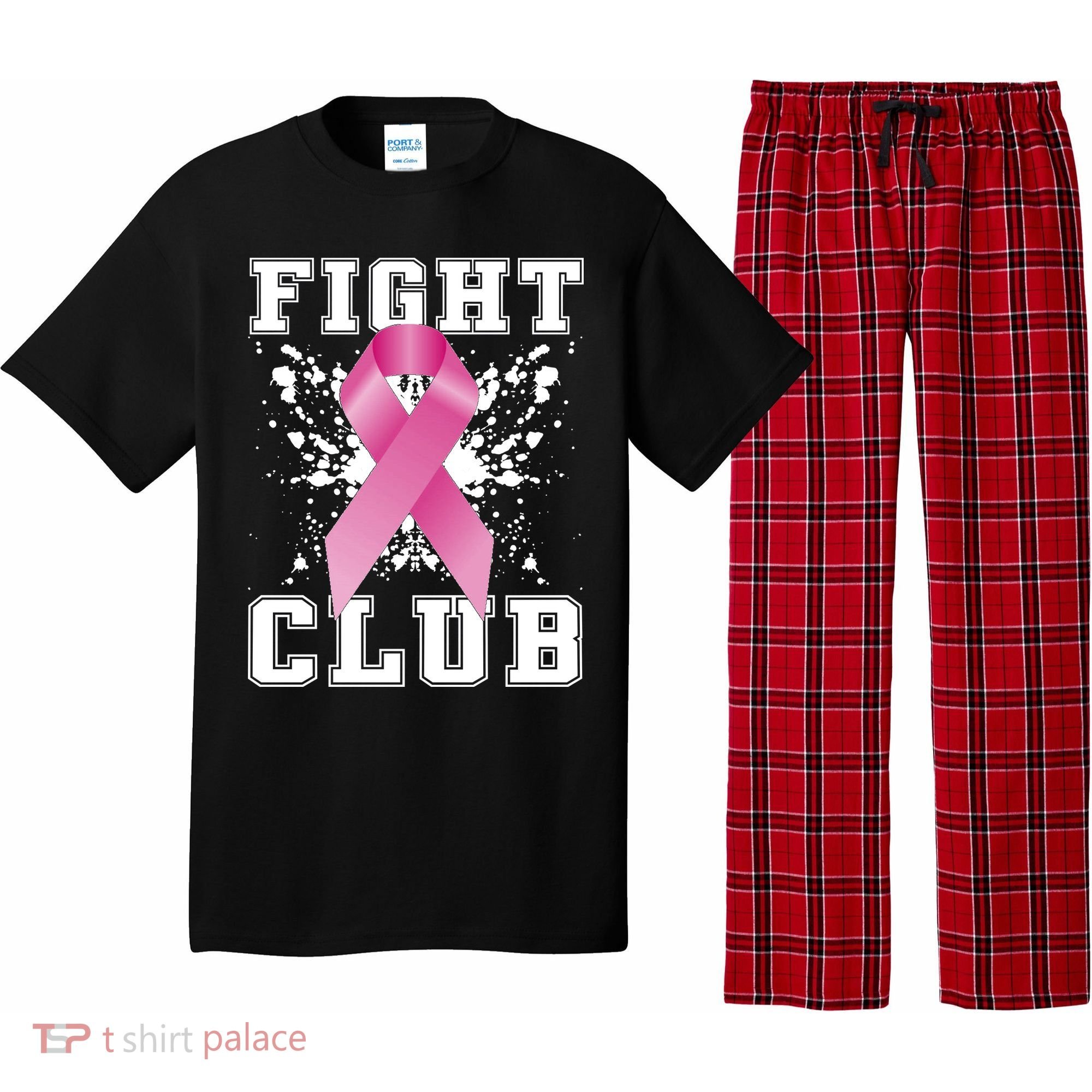 Fight Club Breast Cancer Pajama Set