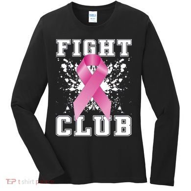 Fight Club Breast Cancer Women's Long Sleeve Shirt