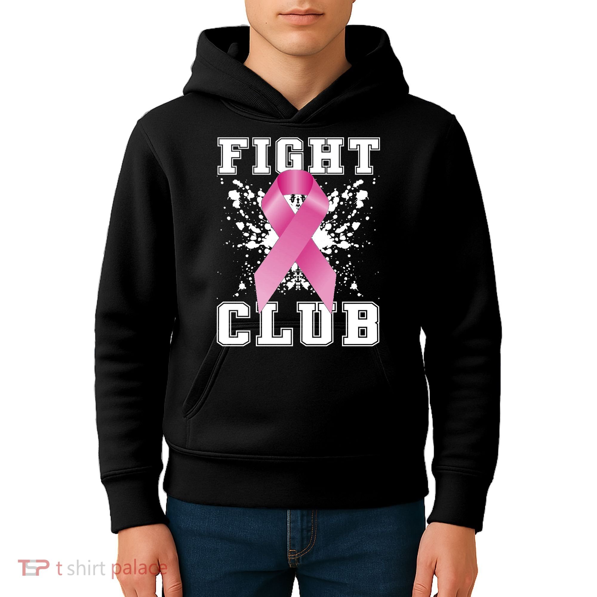 Fight Club Breast Cancer Kids Hoodie