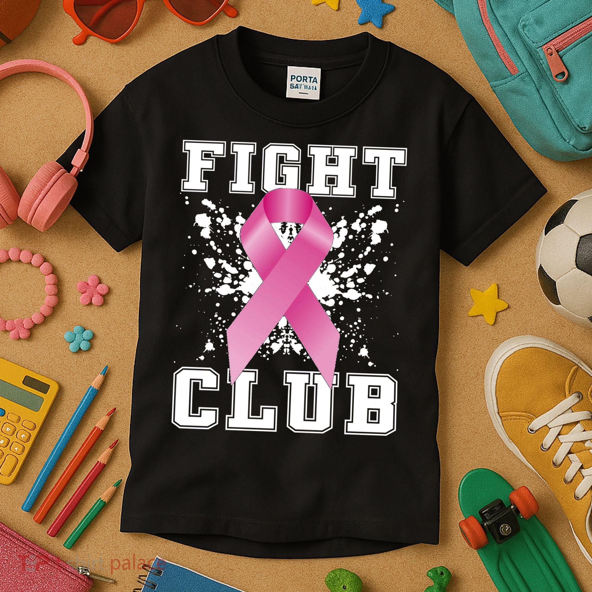 Fight Club Breast Cancer Kids T-Shirt