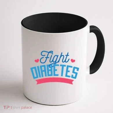 Fight Diabetes Coffee Mug back