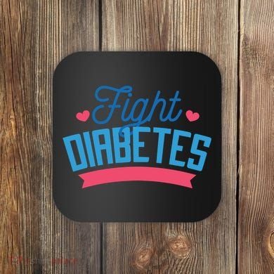 Fight Diabetes Coaster