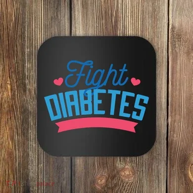 Fight Diabetes Coaster