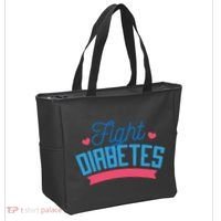 Fight Diabetes Tote Bag thumb 2