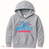 Fight Diabetes Kids Hoodie thumb 0