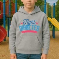 Fight Diabetes Kids Hoodie thumb 2