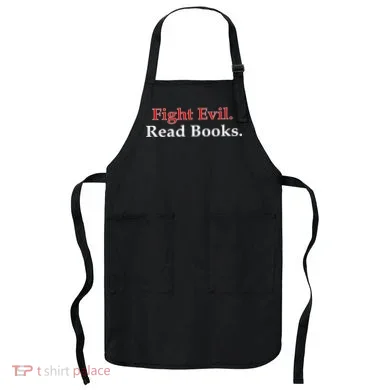 Fight Evil Read Books Apron