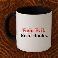 Fight Evil Read Books Coffee Mug thumb 2
