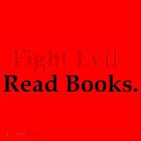 Fight Evil Read Books Santa Hat thumb 1