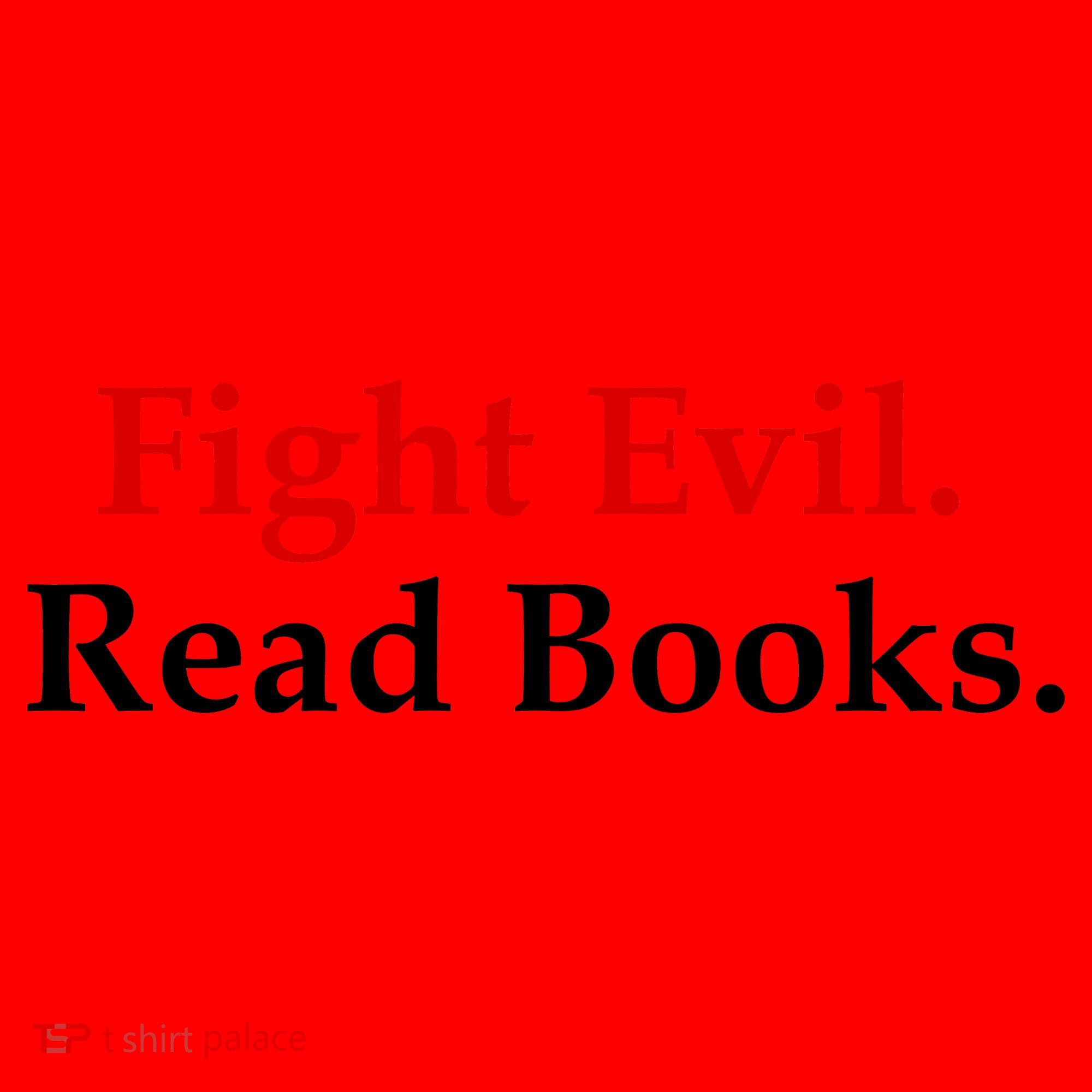Fight Evil Read Books Santa Hat