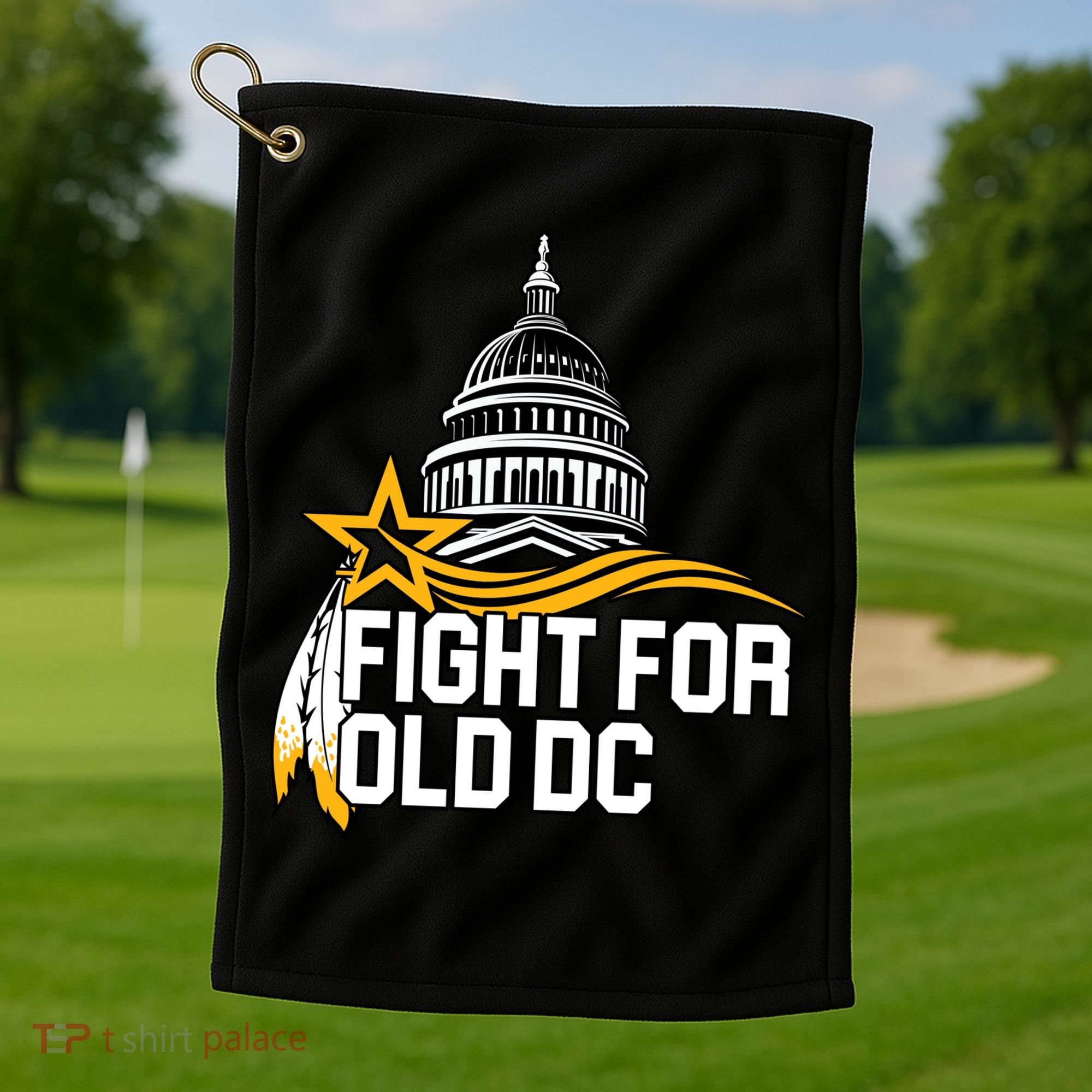 Fight For Old DC Golf Towel