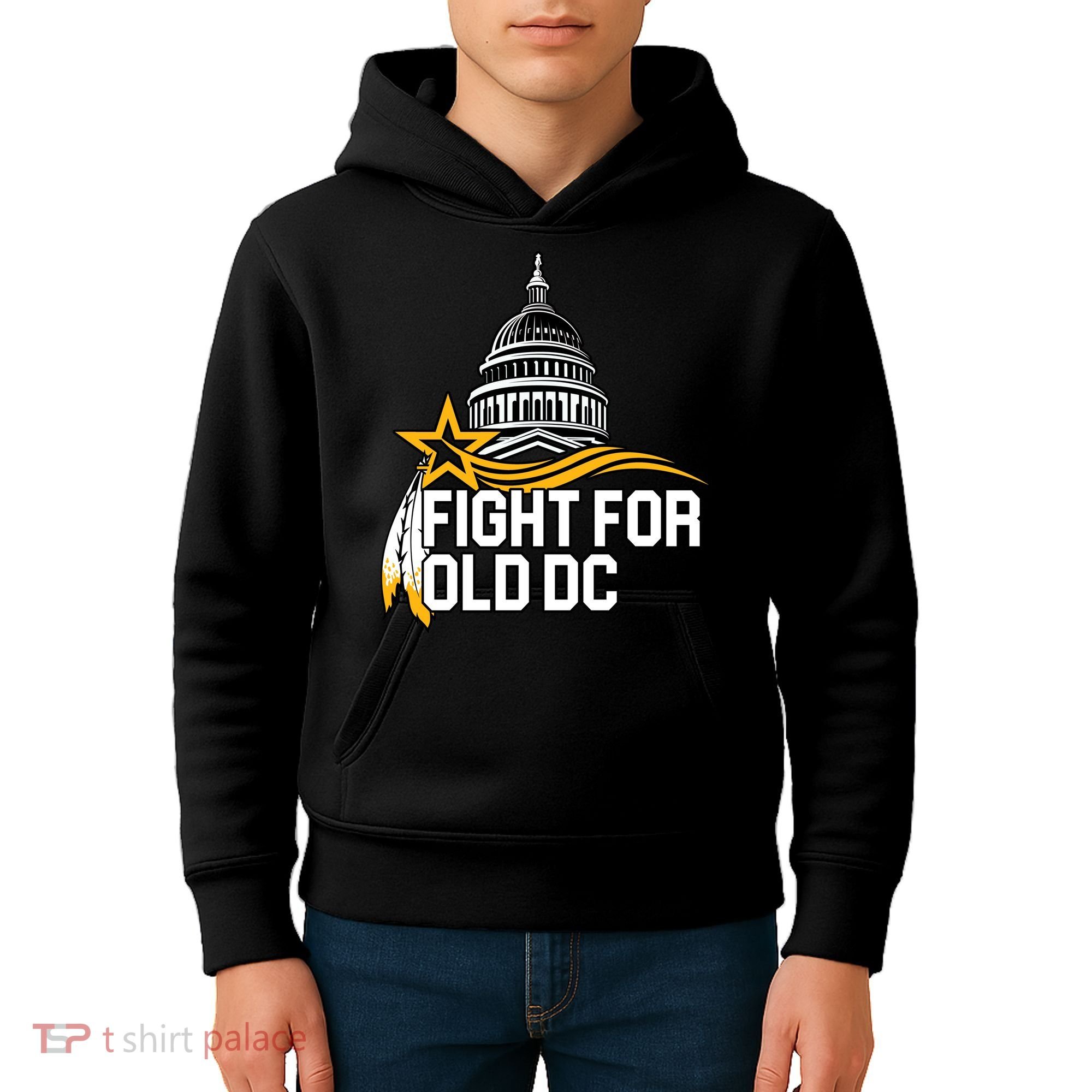 Fight For Old DC Kids Hoodie