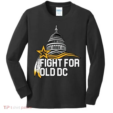 Fight For Old DC Kids Long Sleeve Shirt