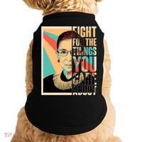 Fight For The Things You Care About Ruth Ginsburg Tribute Doggie Tank thumb 0