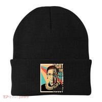 Fight For The Things You Care About Ruth Ginsburg Tribute Beanie thumb 0
