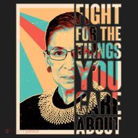 Fight For The Things You Care About Ruth Ginsburg Tribute Beanie thumb 2