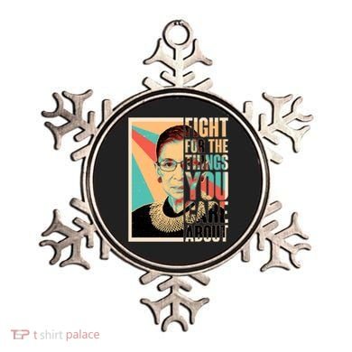 Fight For The Things You Care About Ruth Ginsburg Tribute Ornament