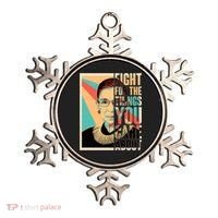 Fight For The Things You Care About Ruth Ginsburg Tribute Ornament thumb 0