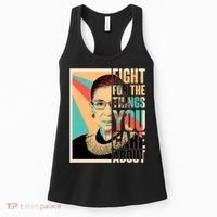 Fight For The Things You Care About Ruth Ginsburg Tribute Women's Tank Top thumb 0